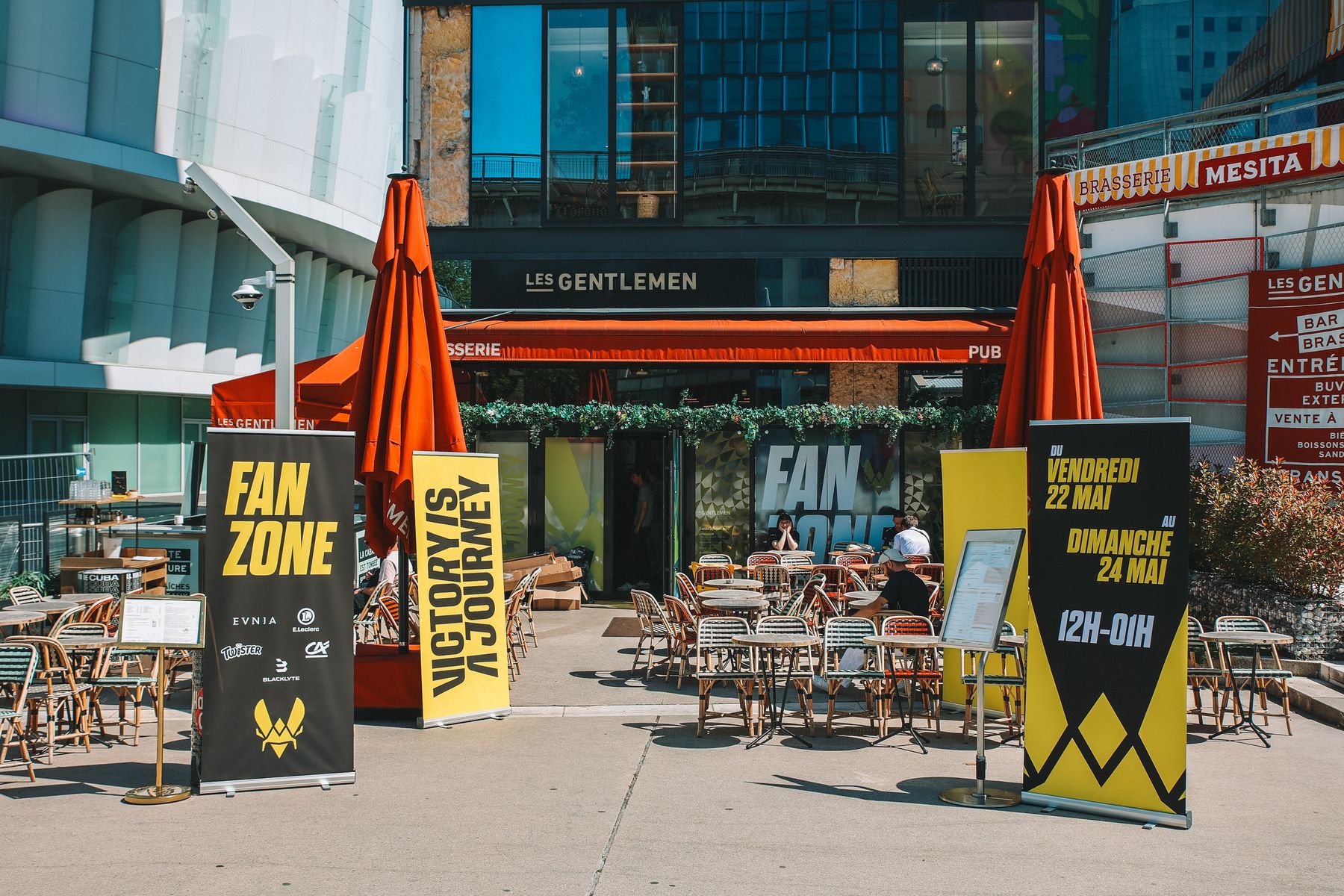 Entrée de la fan zone Team Vitality au Major de Paris