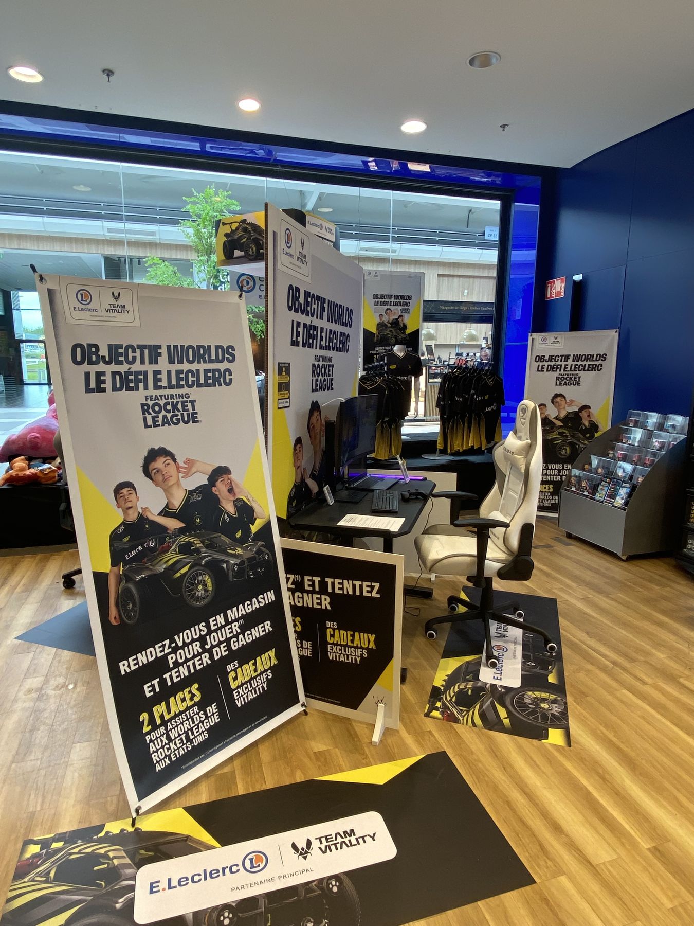Setup Objectif Worlds et PLV en Espace Culturel