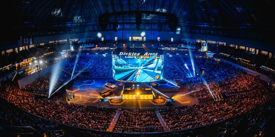 L’arène du Mondial de Rocket League